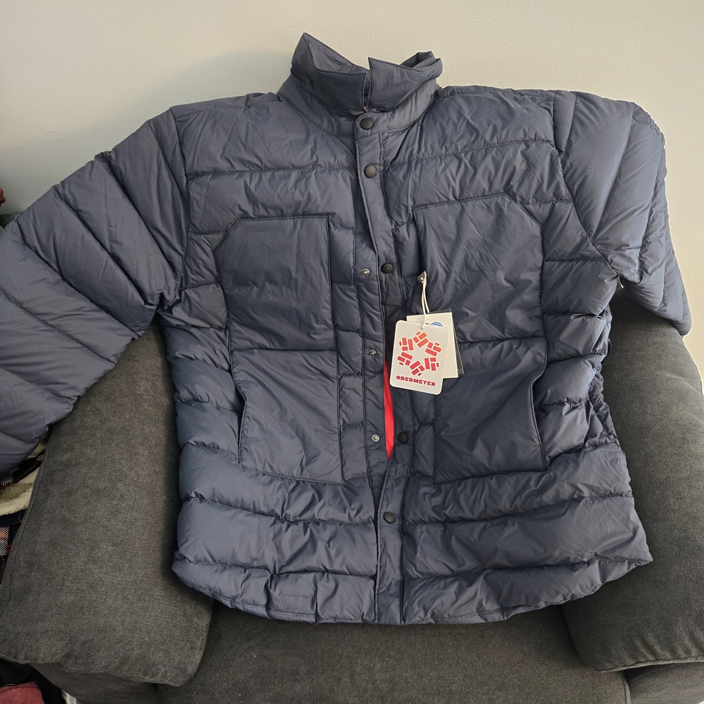 Obermeyer Navy Puffer Jacket